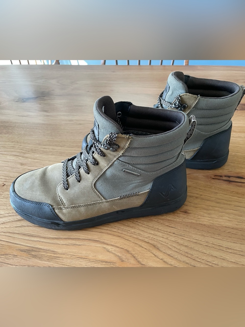 Men's Forsake Mason High Top Boots- Olive/Tan